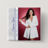 Royal Ice Pageant Sash Button Pin 缶バッジ (正面)