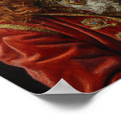 Royal Irish Red Setter Portrait ポスター (角)