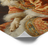 Royal Japanese Chin Portrait ポスター (角)