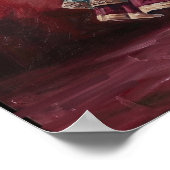 Royal Kathak Mudra Classical Dance Heritage Art ポスター (角)