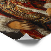 Royal Keeshond Portrait ポスター (角)