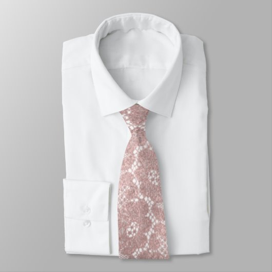 Royal Lace Rose Floral Wedding Bridal  Neck Tie  ネクタイ (タイ)