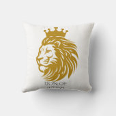 Royal Lion of Judah Christian Decorative Pillow  クッション (裏面)