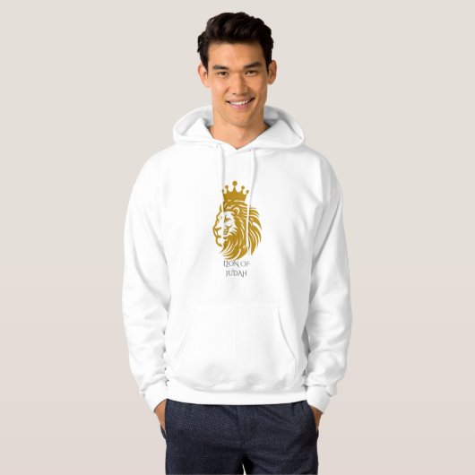 Royal Lion of Judah Christian Hoodie - King of Kin パーカ (正面フル)