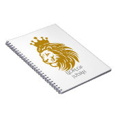 Royal Lion of Judah Faith Journal - Hardcover Note ノートブック (右側)