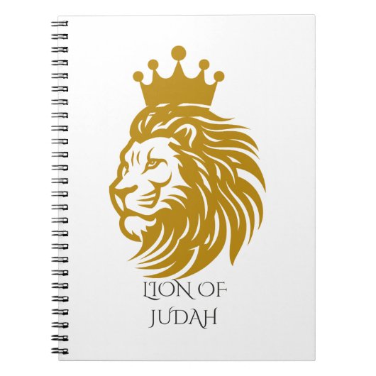 Royal Lion of Judah Faith Journal - Hardcover Note ノートブック (正面)