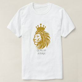 Royal Lion of Judah - King of Kings Gold & Black Tシャツ