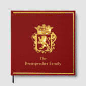 Royal Lion Scrapbook Photo Album Foil ゲストブック (正面)