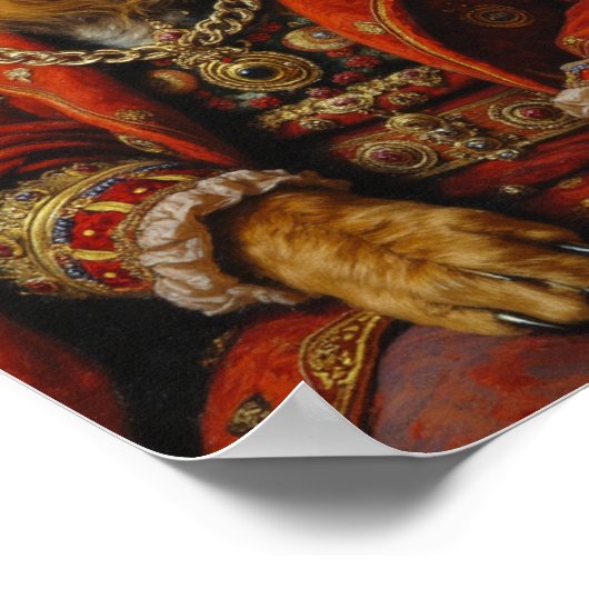 Royal Lowchen Portrait ポスター (角)
