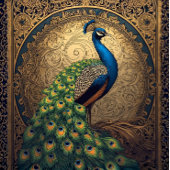  Royal Majestic Peacock R Facing 薄葉紙