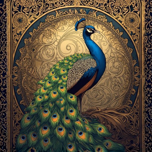 Royal Majestic Peacock R Facing 薄葉紙
