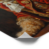 Royal Maltipoo Portrait ポスター (角)