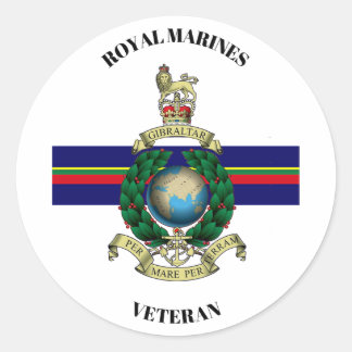 Royal Marines Veteran ラウンドシール
