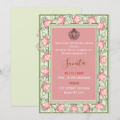 Royal Mehendi Ceremony Invitation  招待状 (正面/裏面)