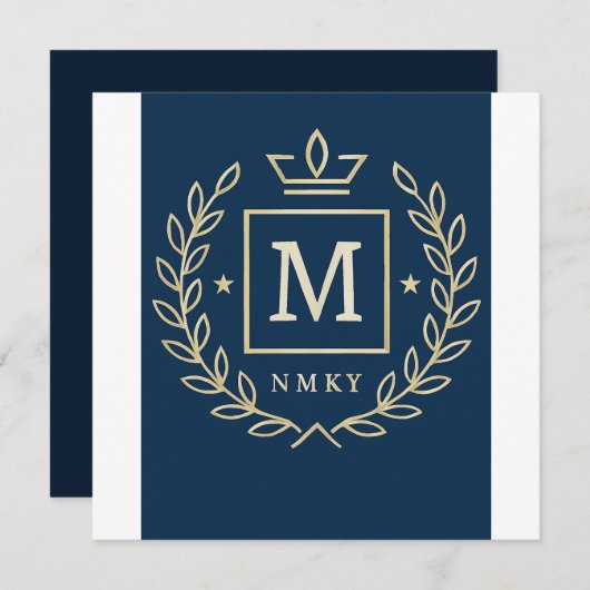 "Royal NMKY Emblem – Monogram M Crest Design" シーズンカード (正面/裏面)