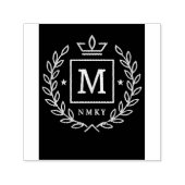 "Royal NMKY Emblem – Monogram M Crest Design" セルフインキングスタンプ (デザイン)