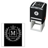 "Royal NMKY Emblem – Monogram M Crest Design" セルフインキングスタンプ (インサイチュ)