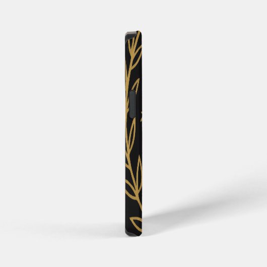 "Royal NMKY Emblem – Monogram M Crest Design" iPhoneケース (右側面)