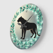 "Royal Panther Presence" ラージ壁時計 (傾斜)