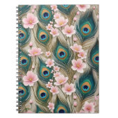 Royal Peacock feather Notebook ノートブック (正面)