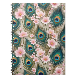 Royal Peacock feather Notebook ノートブック
