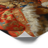 Royal Pekingese Portrait ポスター (角)