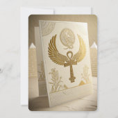 Royal Pharaonic Wedding Invitations  招待状 (裏面)