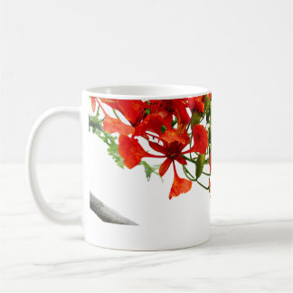 Royal Poinciana,Gulmohar Floral Classic Mug  コーヒーマグカップ