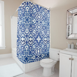 Royal Porto Mosaic Portuguese Blue and White シャワーカーテン