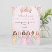 Royal Princess Birthday Invitations 招待状 (スタンド正面)