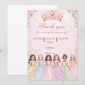 Royal Princess Birthday Invitations 招待状 (正面/裏面)