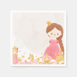 Royal Princess Birthday Party スタンダードカクテルナプキン