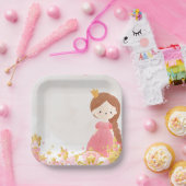 Royal Princess Birthday Party ペーパープレート (パーティー)