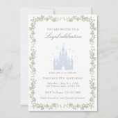 Royal Princess Castle Birthday Party Fairytale  招待状 (正面)