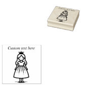 Royal Princess Customizable Rubber Stamp ラバースタンプ (押印)