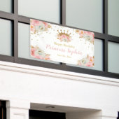 Royal Princess Floral pink banner backdrop 横断幕 (ビルの外側)