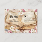 Royal Princess Storybook for Baby Baby Shower エンクロージャーカード (正面)