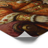 Royal Pug Portrait ポスター (角)