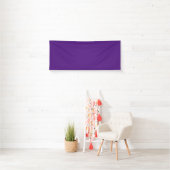 Royal Purple #52187E, Greyish Purple Vinyl Banner 横断幕 (インサイチュ)