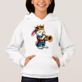 Royal Rabbit Trumpet Player T-Shirt (正面)