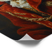 Royal Rat Terrier Portrait ポスター (角)