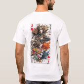 Royal Rebellion – Samurai Card Warriors Art Print  Tシャツ (裏面)