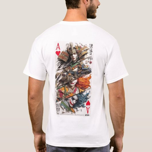 Royal Rebellion – Samurai Card Warriors Art Print  Tシャツ (裏面)