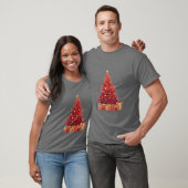 Royal Red Festive Glow: Premium Christmas Tree Tシャツ (ユニセックス)