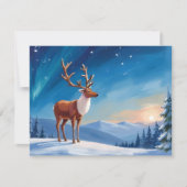 Royal Reindeer | Happy Holidays Merry Christmas シーズンカード (正面)