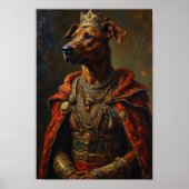 Royal Rhodesian Ridgeback Portrait ポスター (正面)