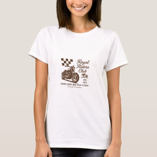 Royal Riders Club Women’s Basic T-Shirt Tシャツ (正面)