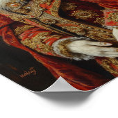 Royal Rough Collie Portrait ポスター (角)