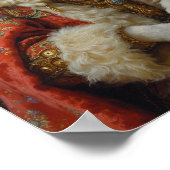 Royal Samoyed Portrait ポスター (角)