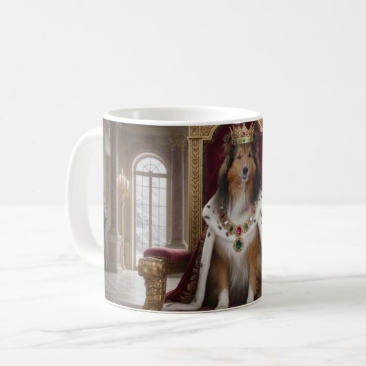Royal Sheltie コーヒーマグカップ (正面左)
